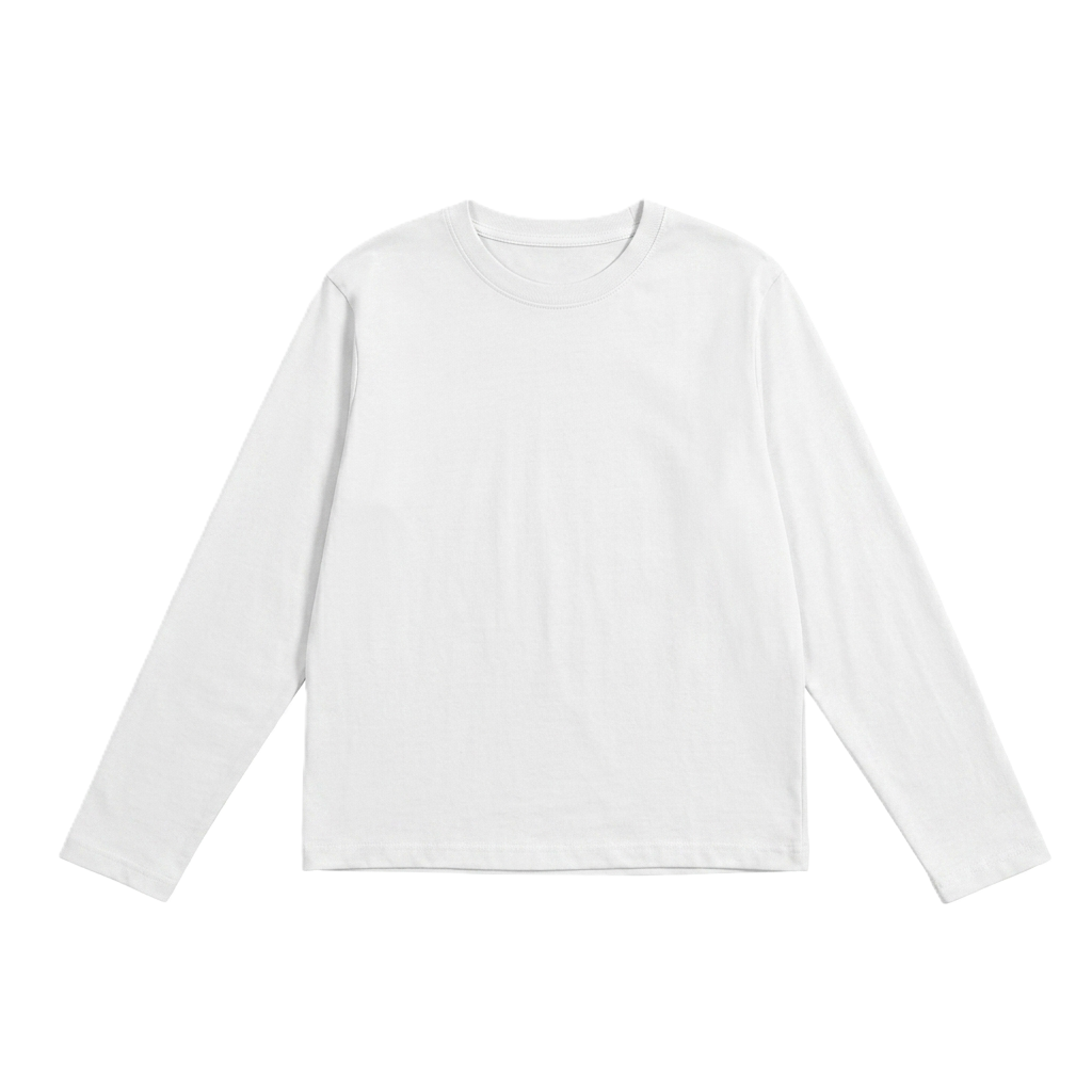 Cropped Long Sleeve / White