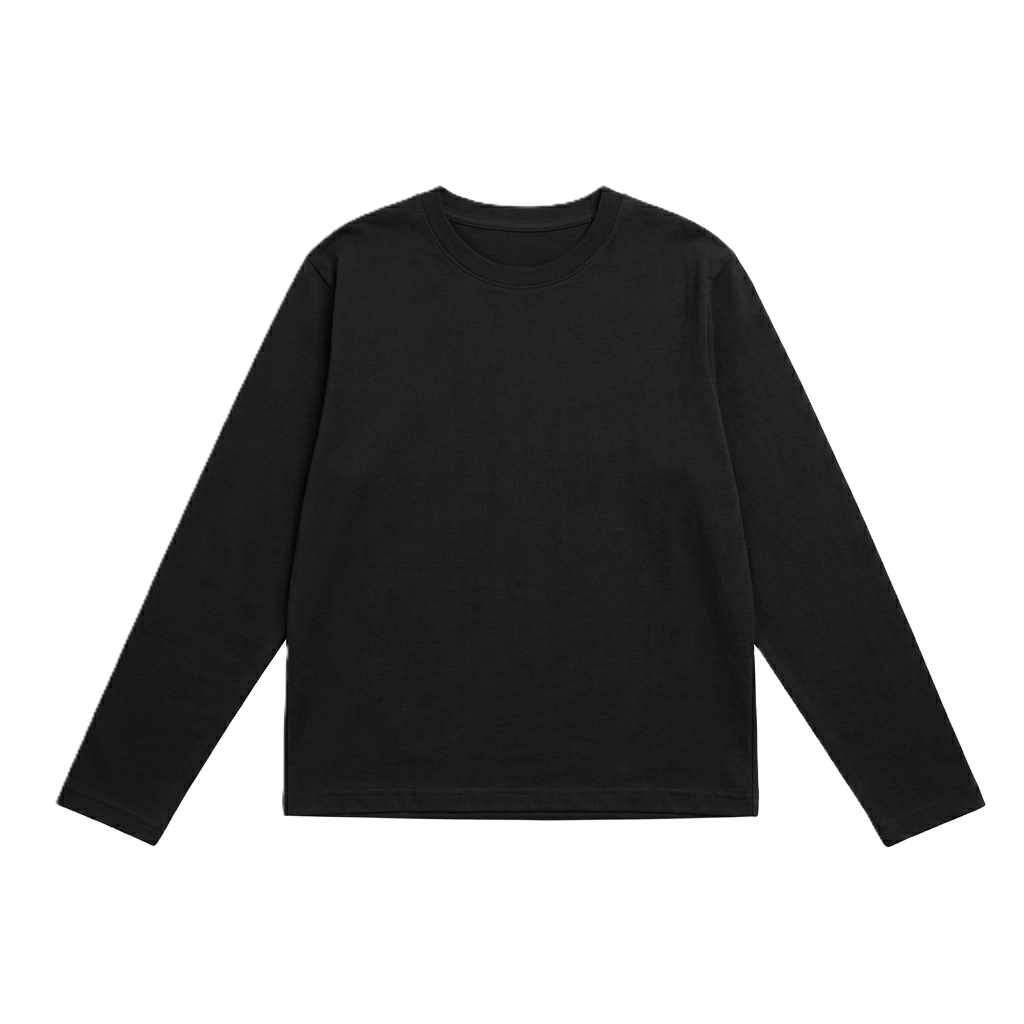 Cropped Long Sleeve / Black
